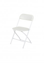 White  Folding Chairs