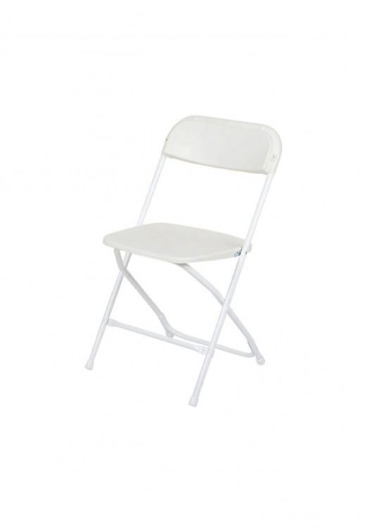 White  Folding Chairs
