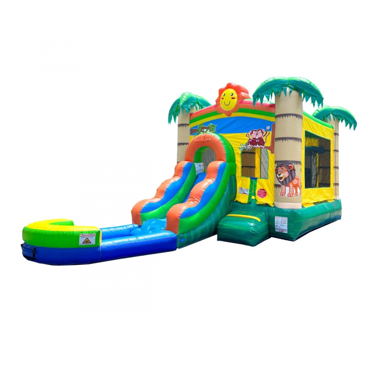 Tropical Jungle Castle Smiley Face